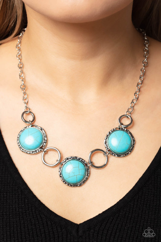 Saharan Scope Blue Necklace - Jewelry by Bretta