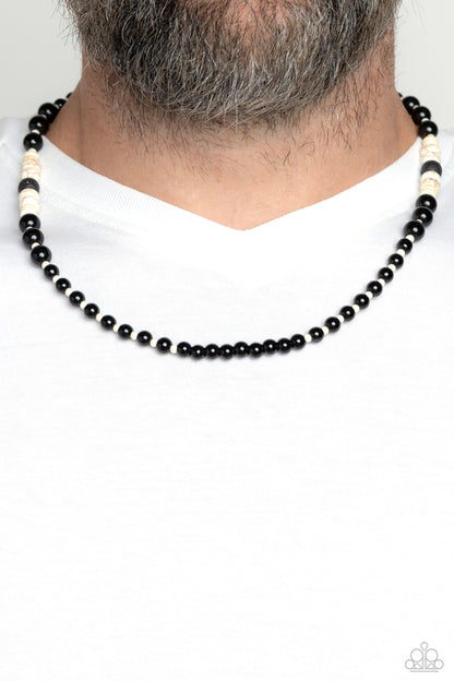 Legendary Lava White Necklace - Jewelry by Bretta