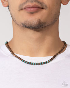 The WOOD Times Blue Urban Necklace - Jewelry by Bretta