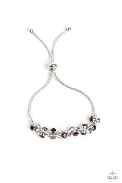 Intertwined Illusion Purple Bracelet - Jewelry by Bretta