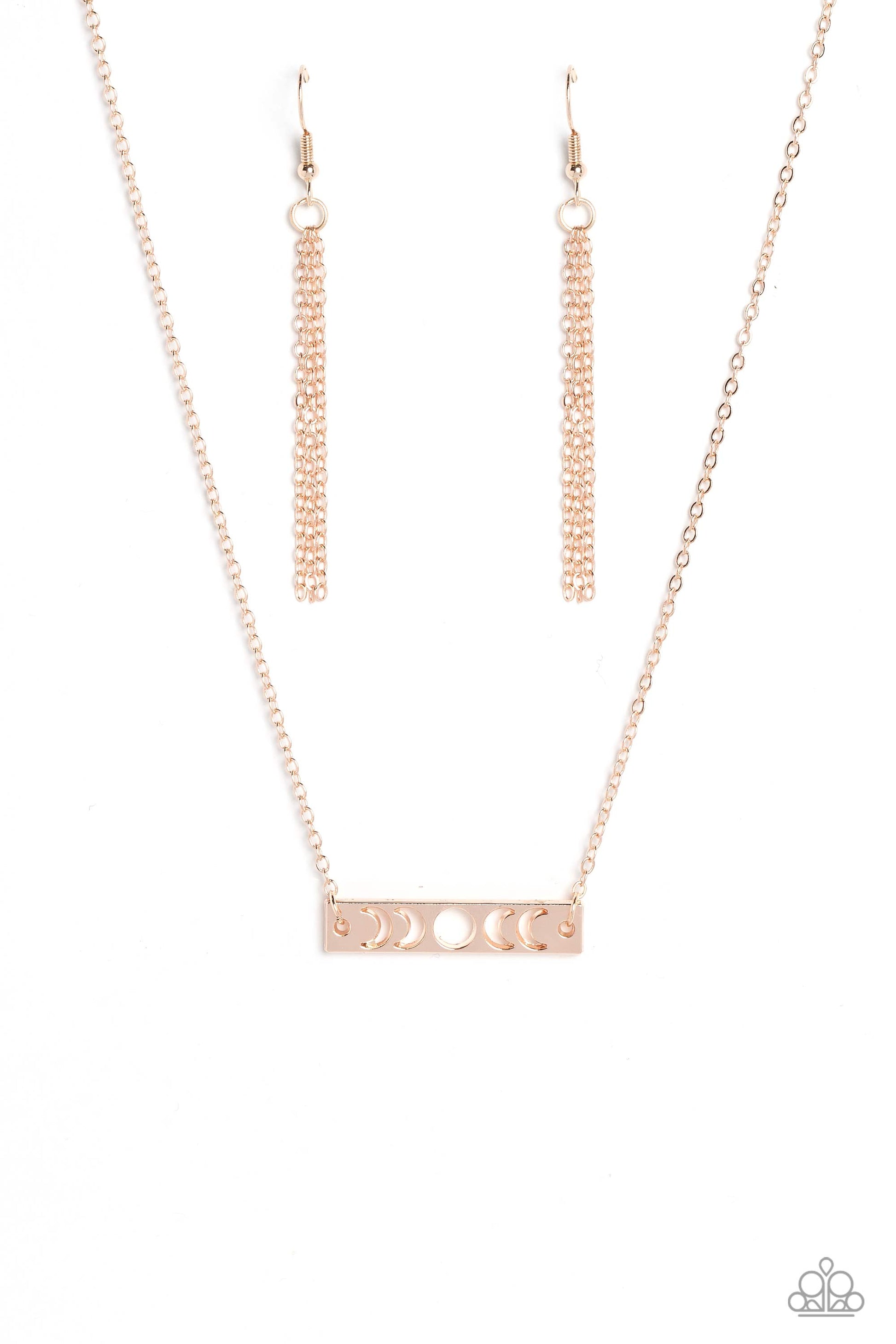 LUNAR or Later Rose Gold Necklace - Jewelry by Bretta