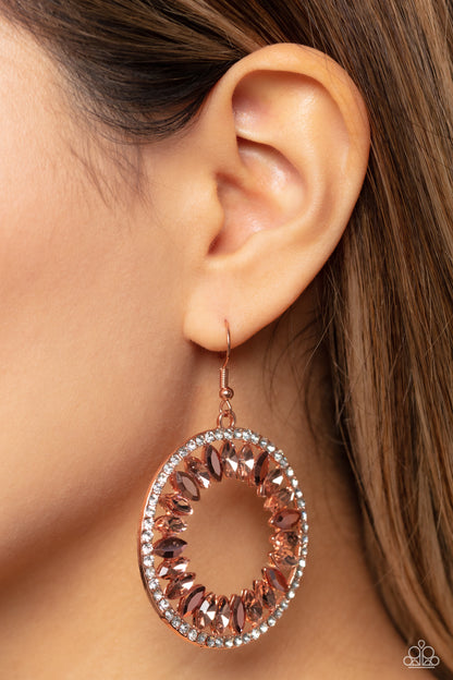 Wall Street Wreaths Copper Earrings - Jewelry by Bretta