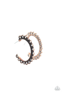 Paparazzi Accessories Bohemian Bliss - Copper Earrings - jewelrybybretta