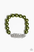 Paparazzi Accessories-Hollywood HEELS - Green Stretch Bracelets