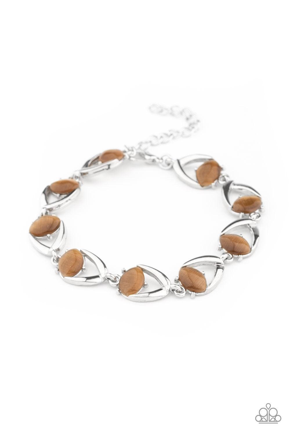 Paparazzi Accessories-Modern Mystic - Brown Bracelet - jewelrybybretta