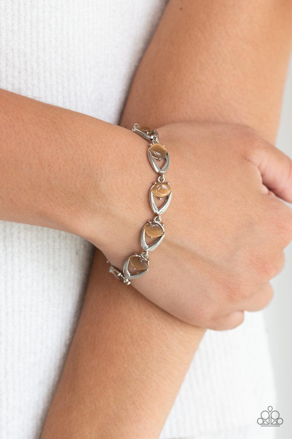 Paparazzi Accessories-Modern Mystic - Brown Bracelet - jewelrybybretta