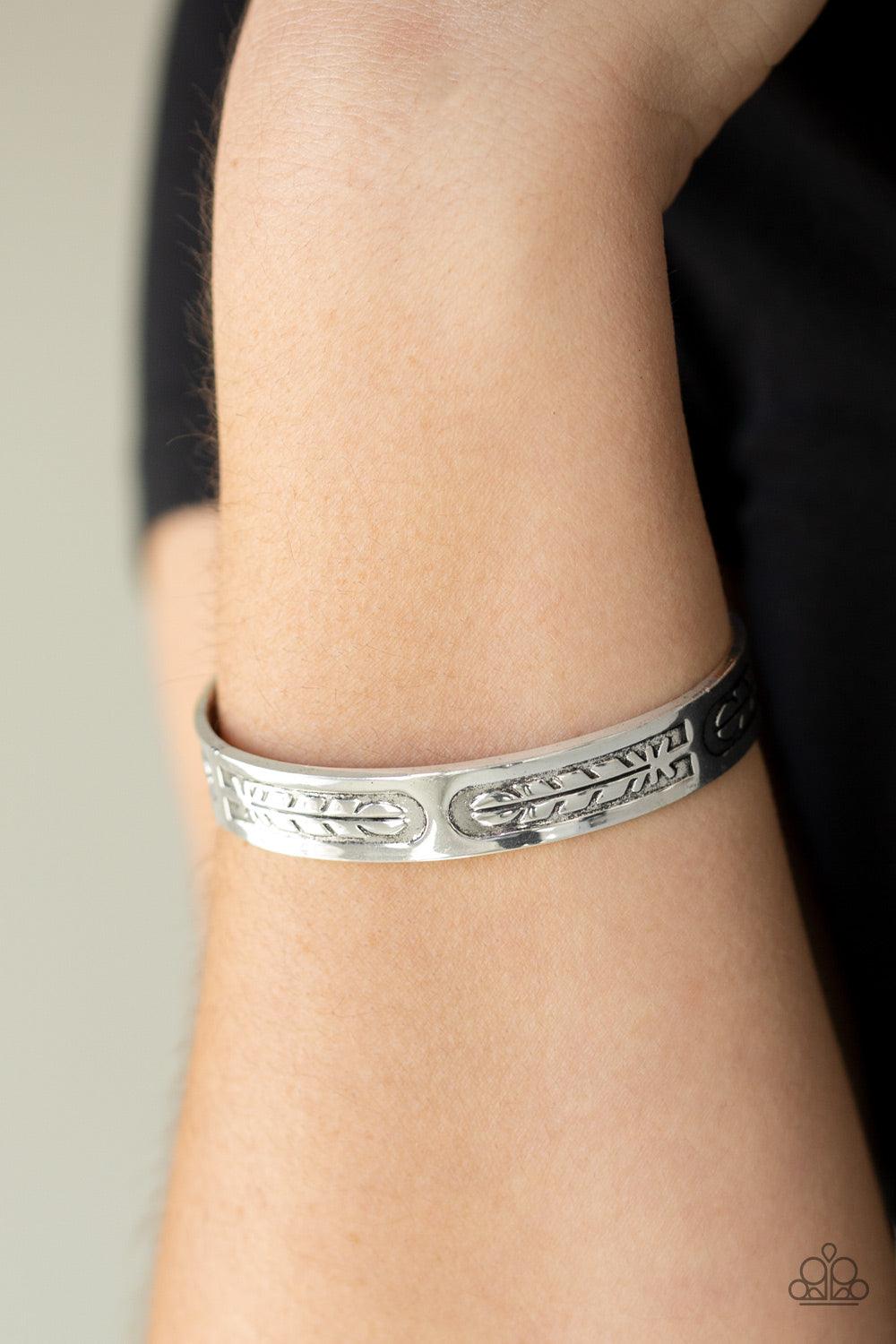 Paparazzi Accessories Roost Radiance - Silver Cuff Bracelet - jewelrybybretta