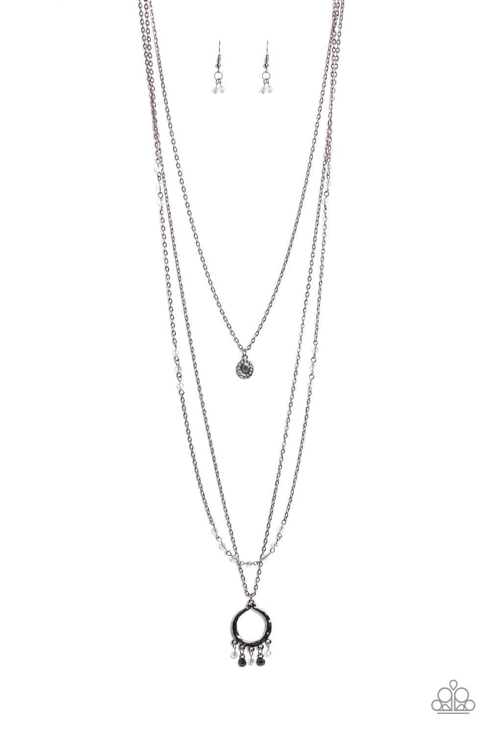  Paparazzi Accessories-Treasures and Trinkets - Black Necklace