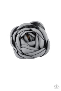 Rose Romance Silver Hair Clips - Jewelry By Bretta