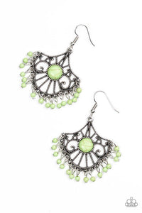 Stone Lagoon - Green Earrings - Jewelry by Bretta