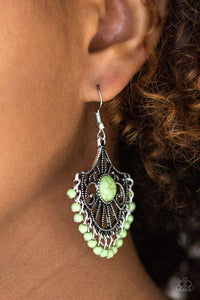 Stone Lagoon - Green Earrings - Jewelry by Bretta