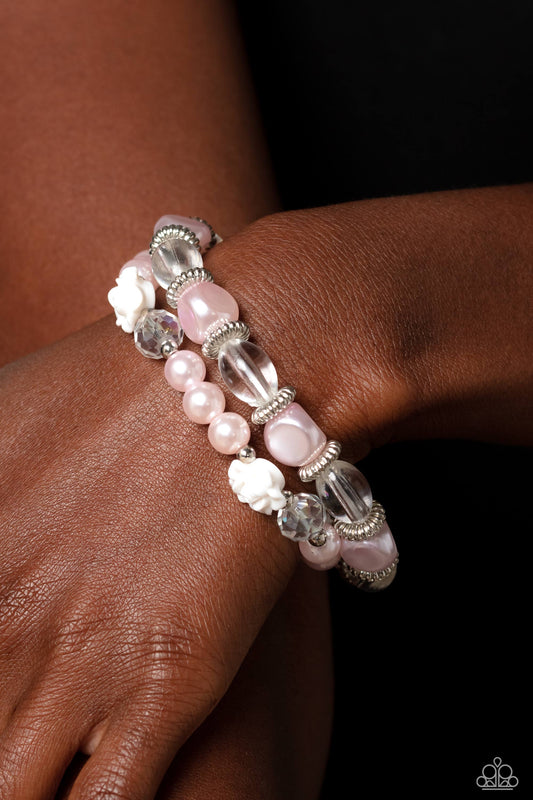 Who ROSE There? Pink Bracelet - Jewelry by Bretta