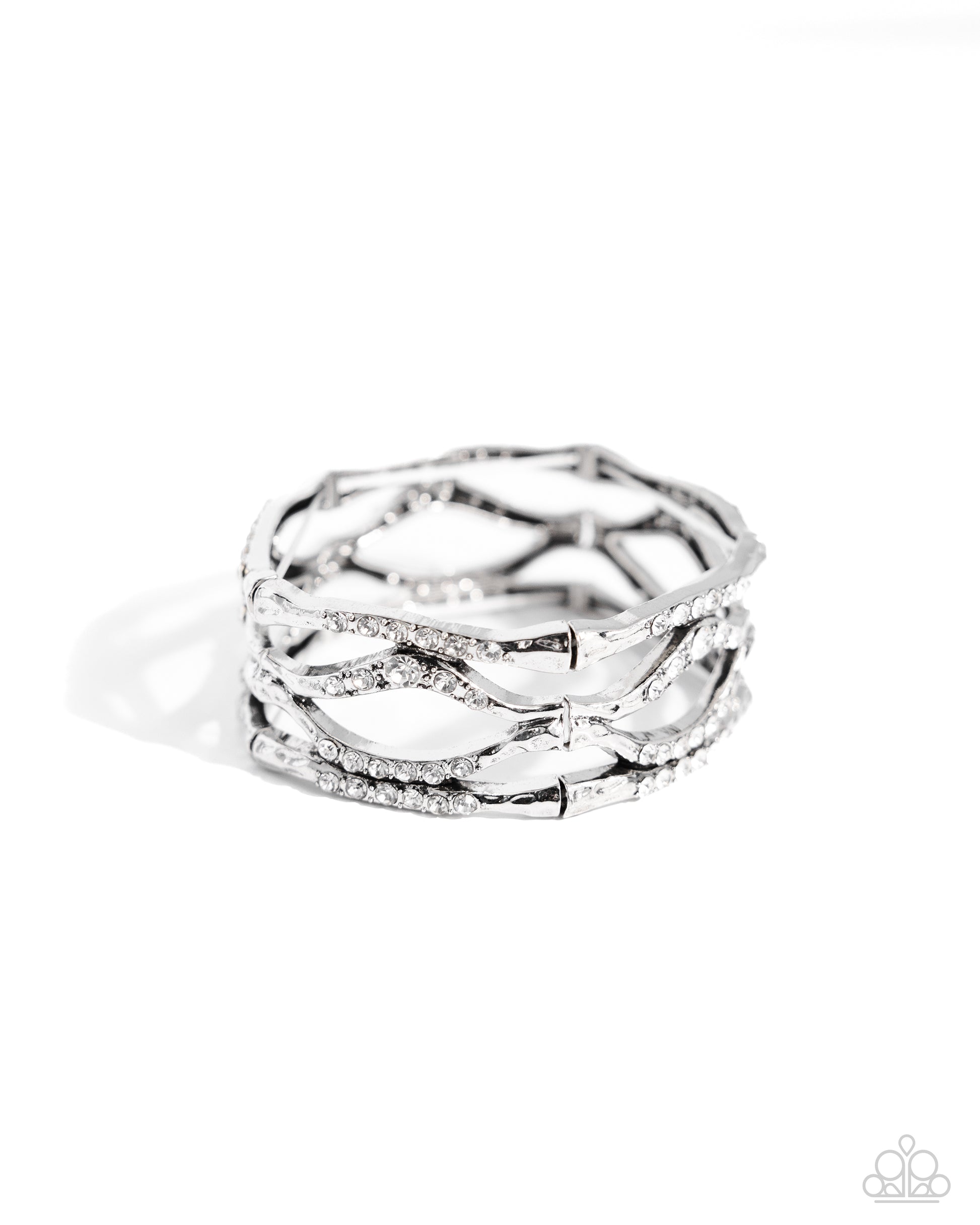 Cross Country White Bracelet - Jewelry by Bretta