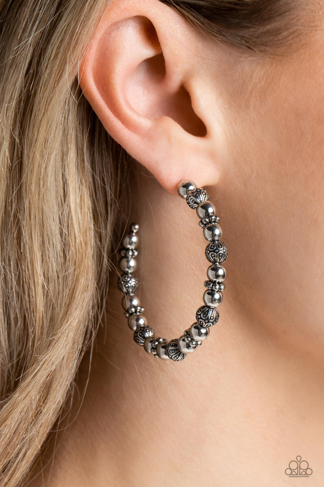 Rebuilt Ruins Silver Earrings - Jewelry by Bretta