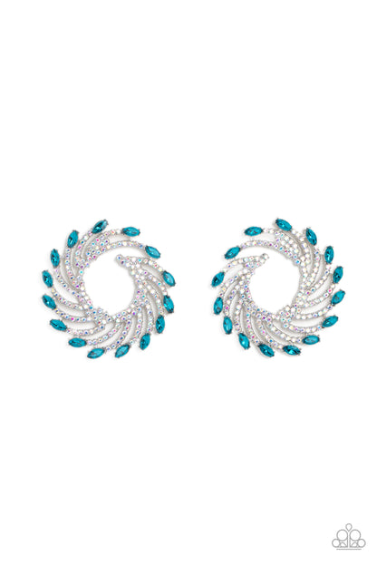 Firework Fanfare Blue Earrings - Jewelry by Bretta