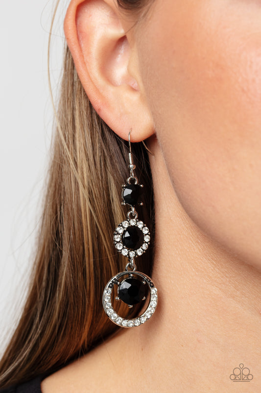 Enchanting Effulgence Black Earrings - Jewelry by Bretta