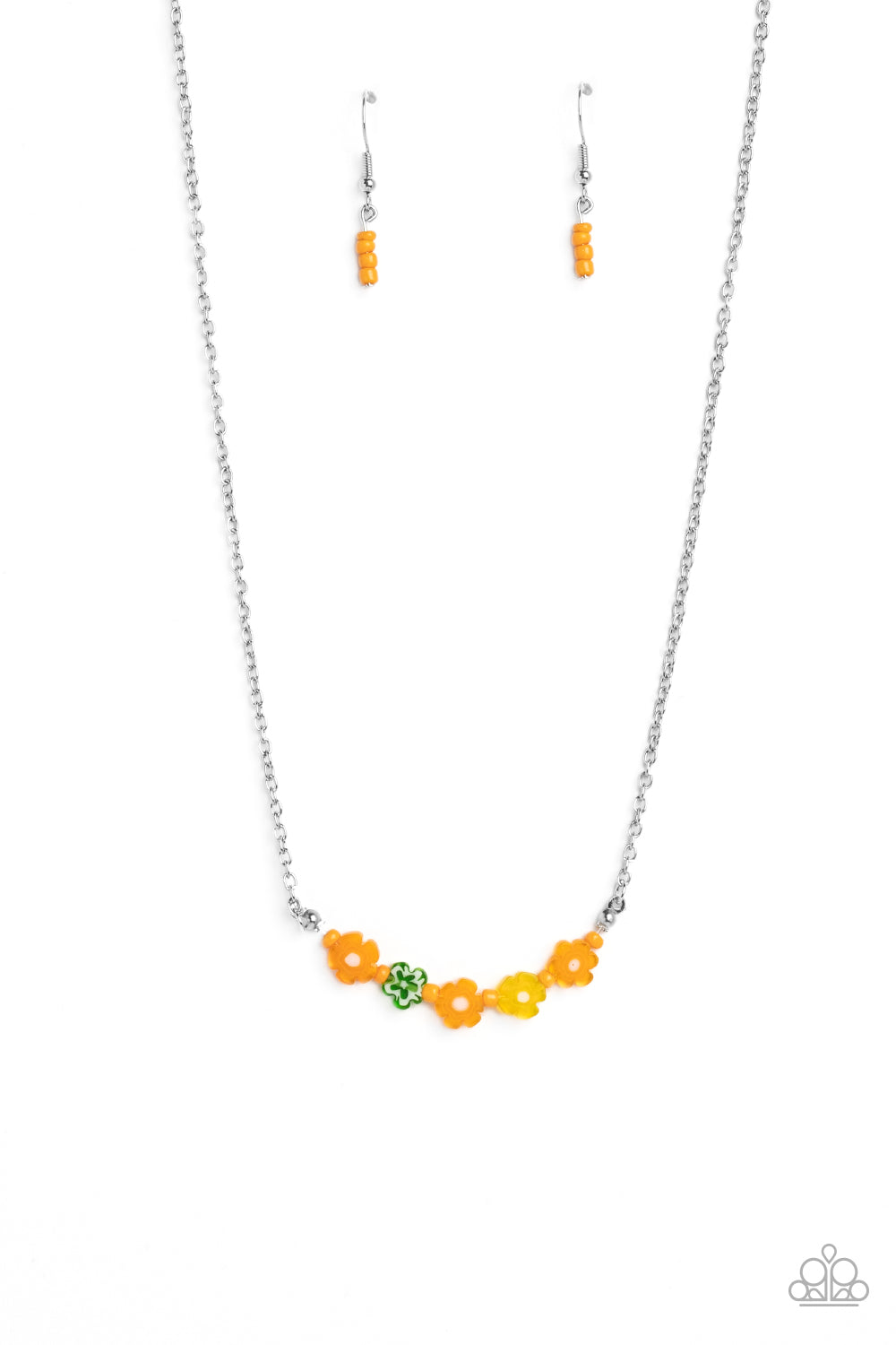 BOUQUET We Go Orange Necklace - Jewelry by Bretta