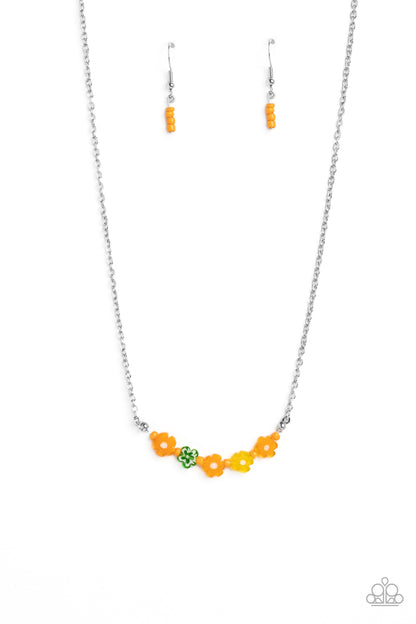 BOUQUET We Go Orange Necklace - Jewelry by Bretta