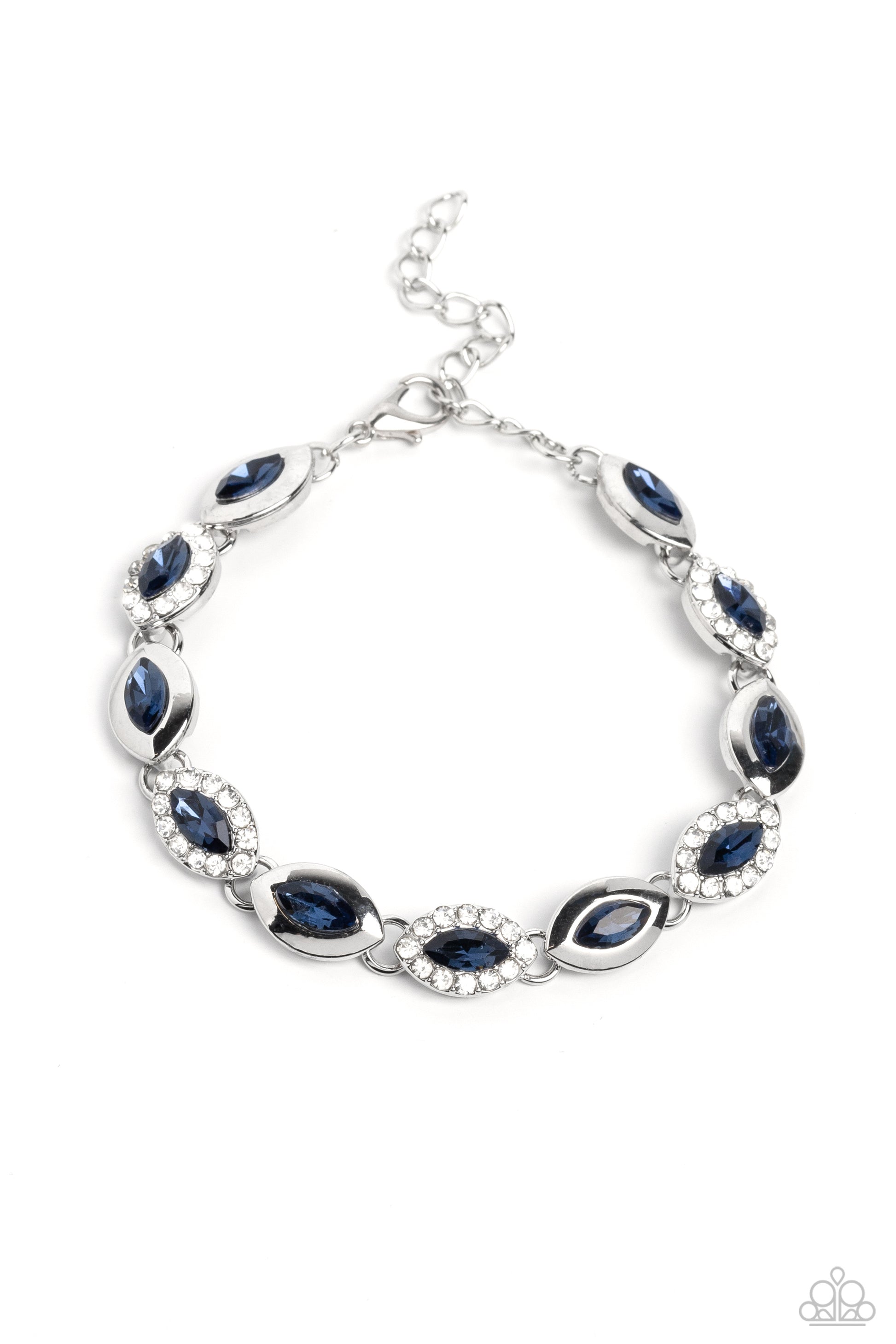 Some Serious Sparkle Blue Bracelet - Jewelry by Bretta