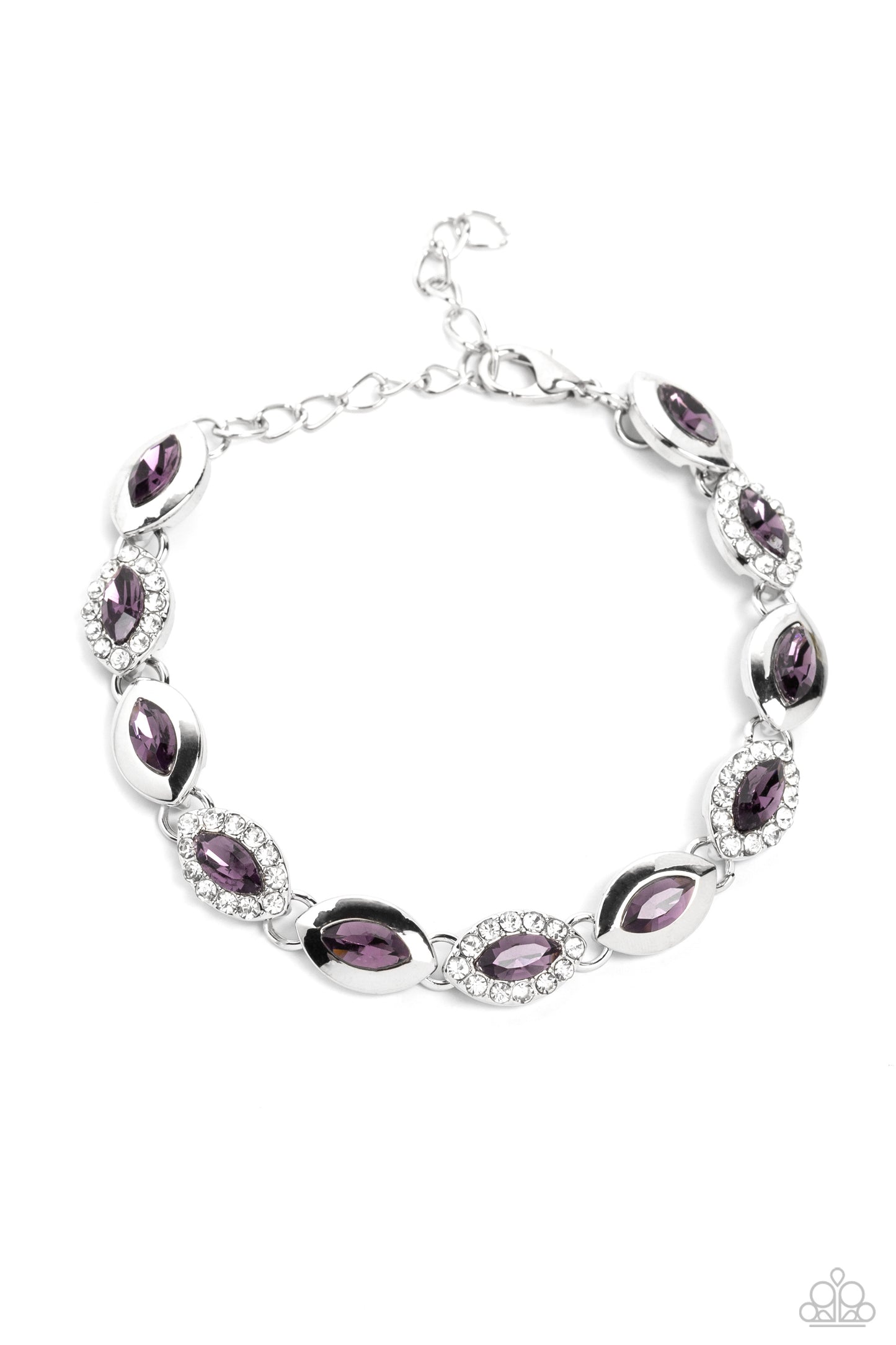 Some Serious Sparkle Purple Bracelet - Jewelry by Bretta