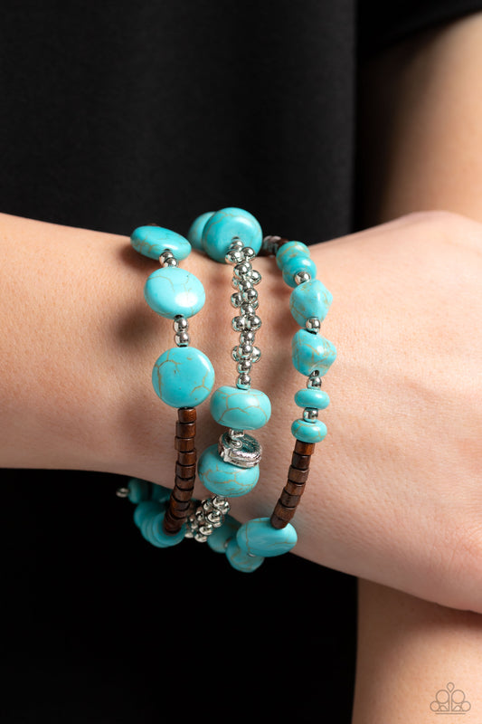 Operation Outdoors Blue Bracelet - Jewelry by Bretta