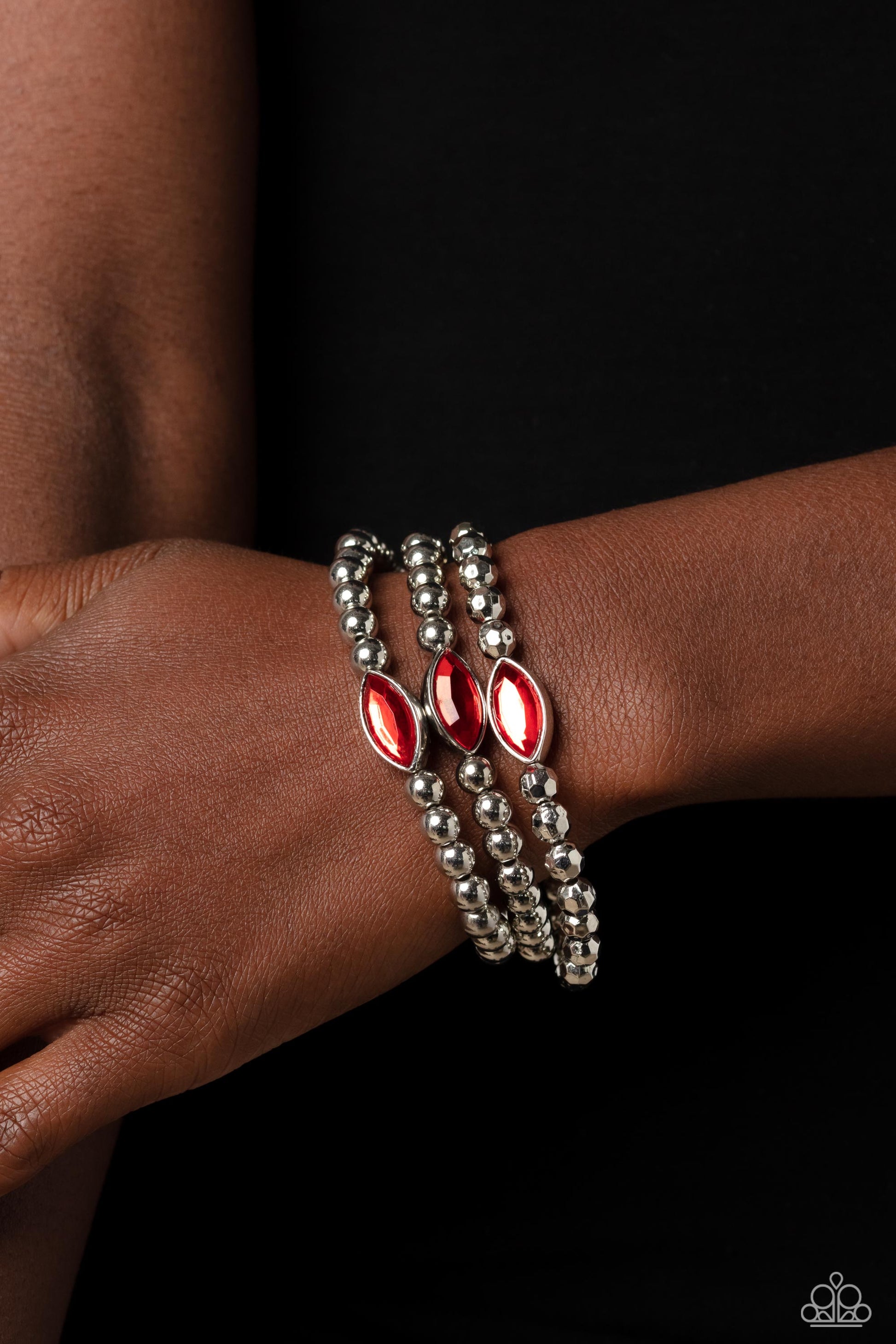 Twinkling Team Red Bracelets - Jewelry by Bretta