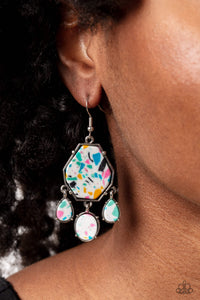 Organic Optimism White Earrings - Jewelry by Bretta