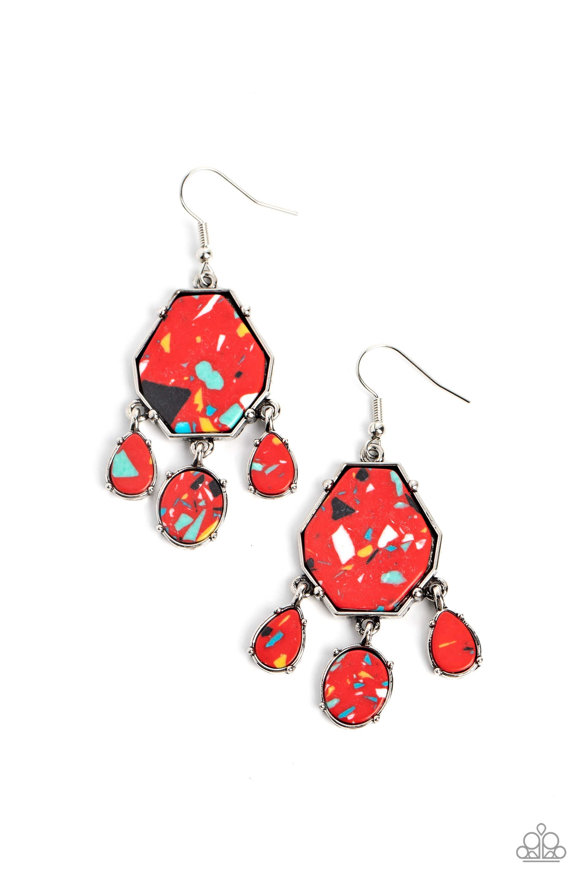 Organic Optimism Red Earrings - Jewelry by Bretta