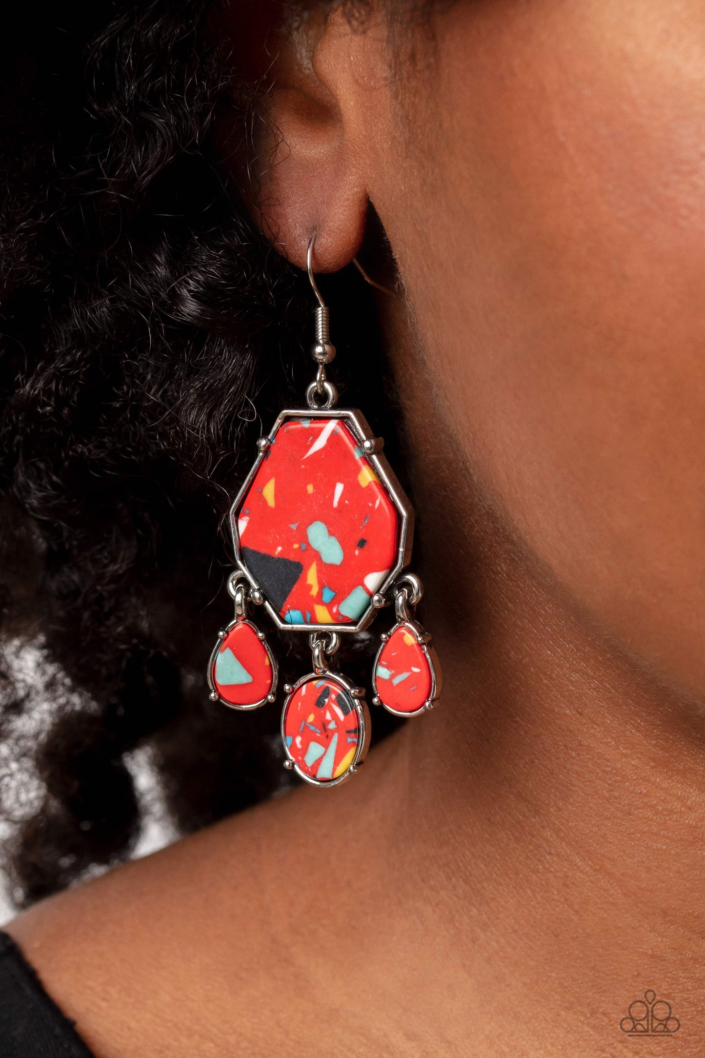 Organic Optimism Red Earrings - Jewelry by Bretta