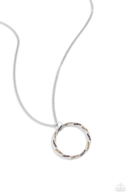 RING It Back Brown Necklace - Jewelry by Bretta