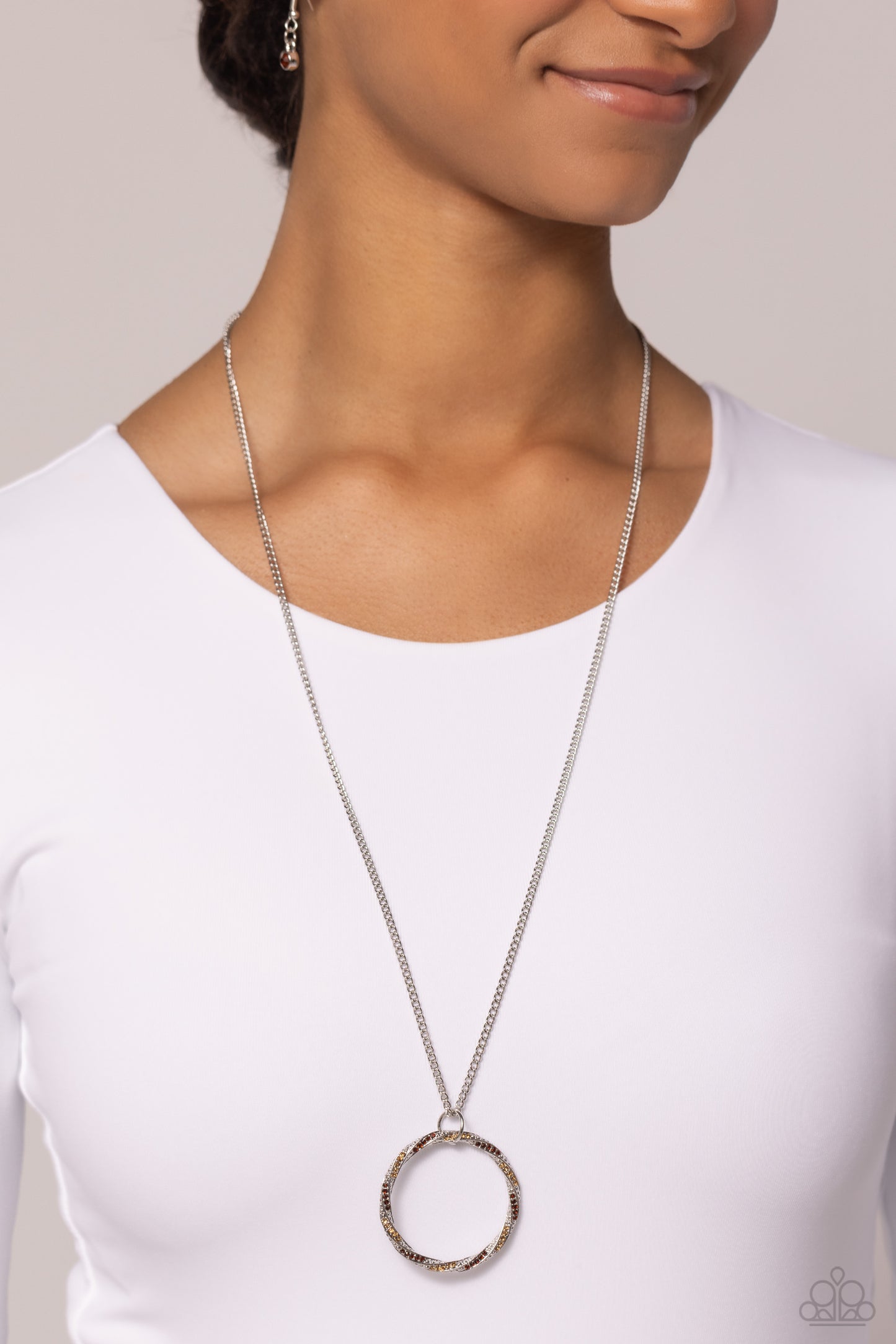RING It Back Brown Necklace - Jewelry by Bretta