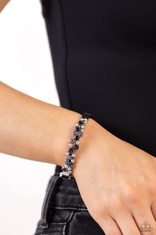 Big City Bling Blue Bracelet - Jewelry by Bretta
