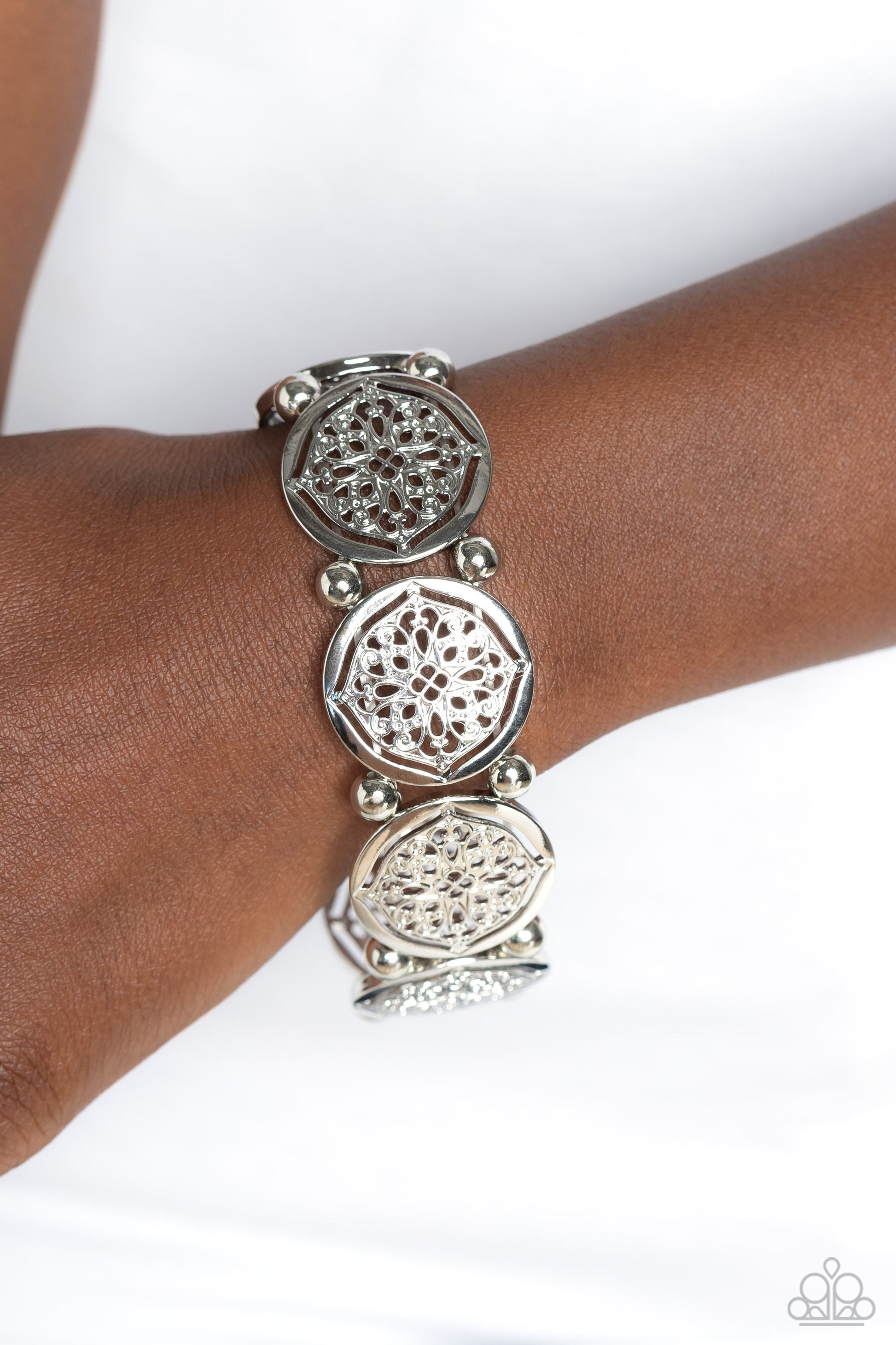 Filigree Fanfare Silver Bracelet  - Jewelry by Bretta