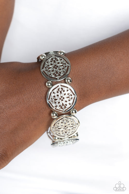 Filigree Fanfare Silver Bracelet  - Jewelry by Bretta