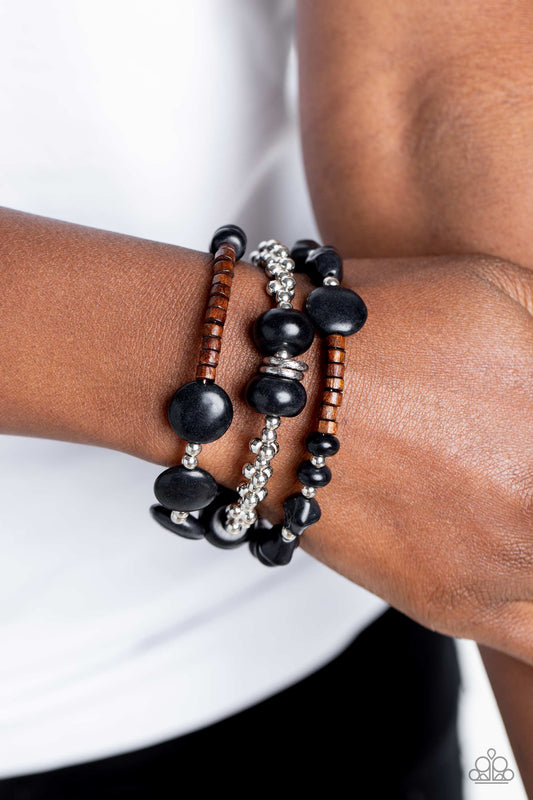 Operation Outdoors Black Bracelet - Jewelry by Bretta