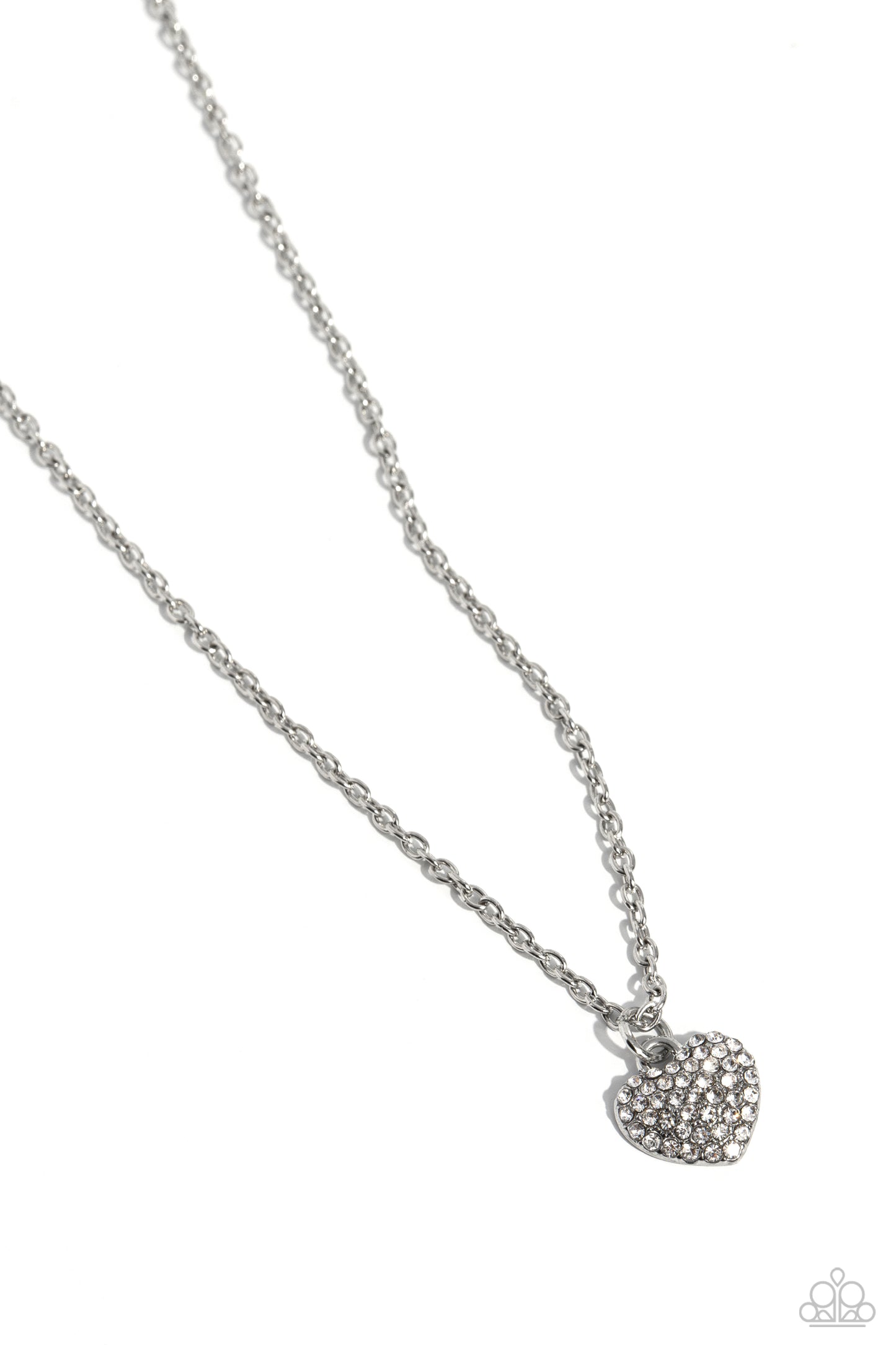Goin Courtin White Heart Necklace - Jewelry by Bretta
