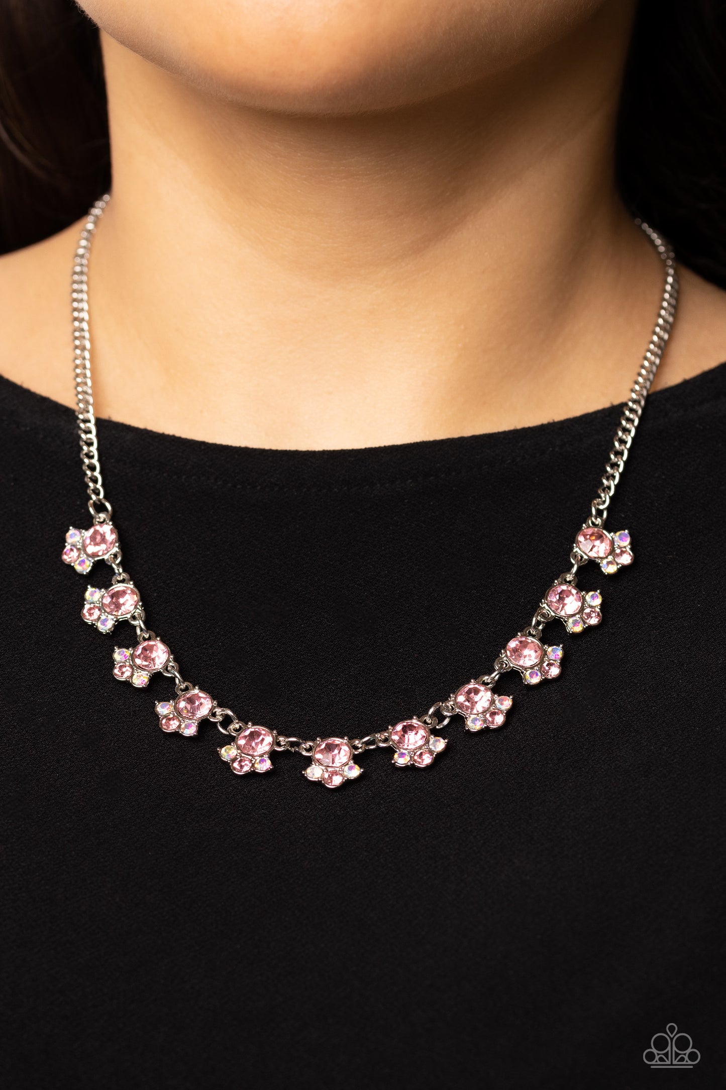 Tabloid Treasure Pink Necklace - Jewelry by Bretta