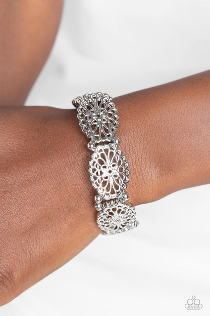 Curly Chic Silver Bracelet - Jewelry by Bretta