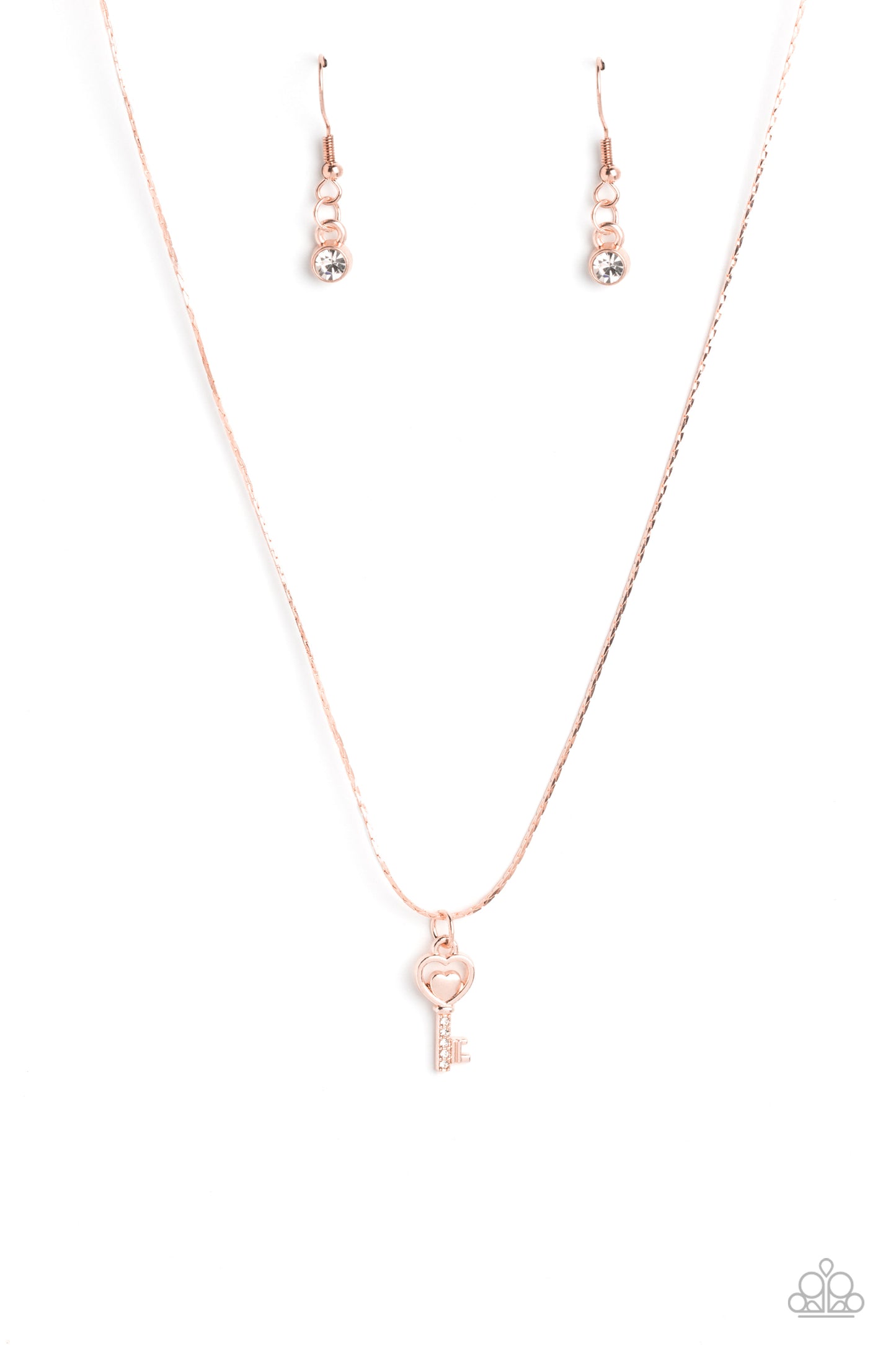 LOVE-Locked Rose Gold Necklace - Jewelry by Bretta
