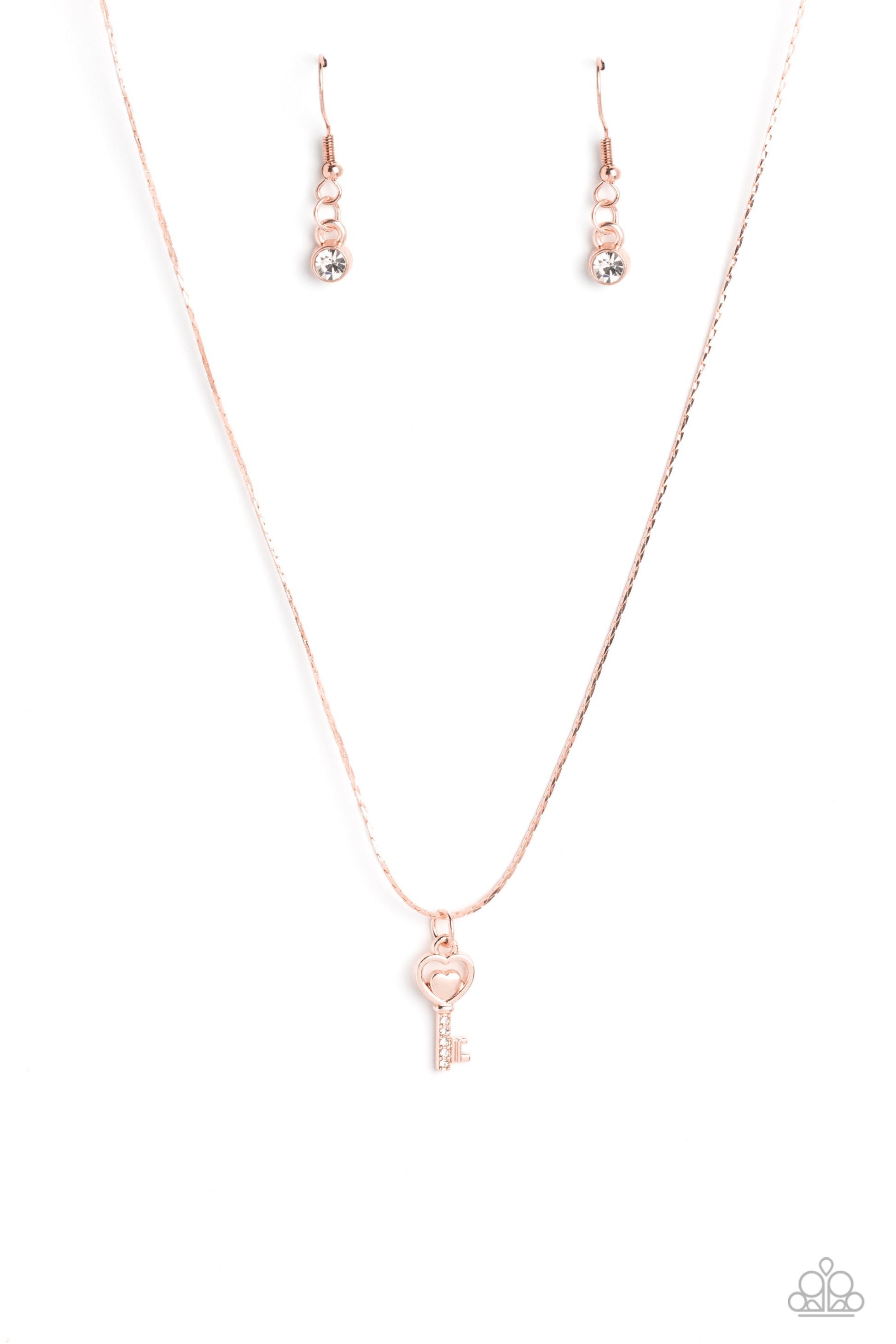 LOVE-Locked Rose Gold Necklace - Jewelry by Bretta