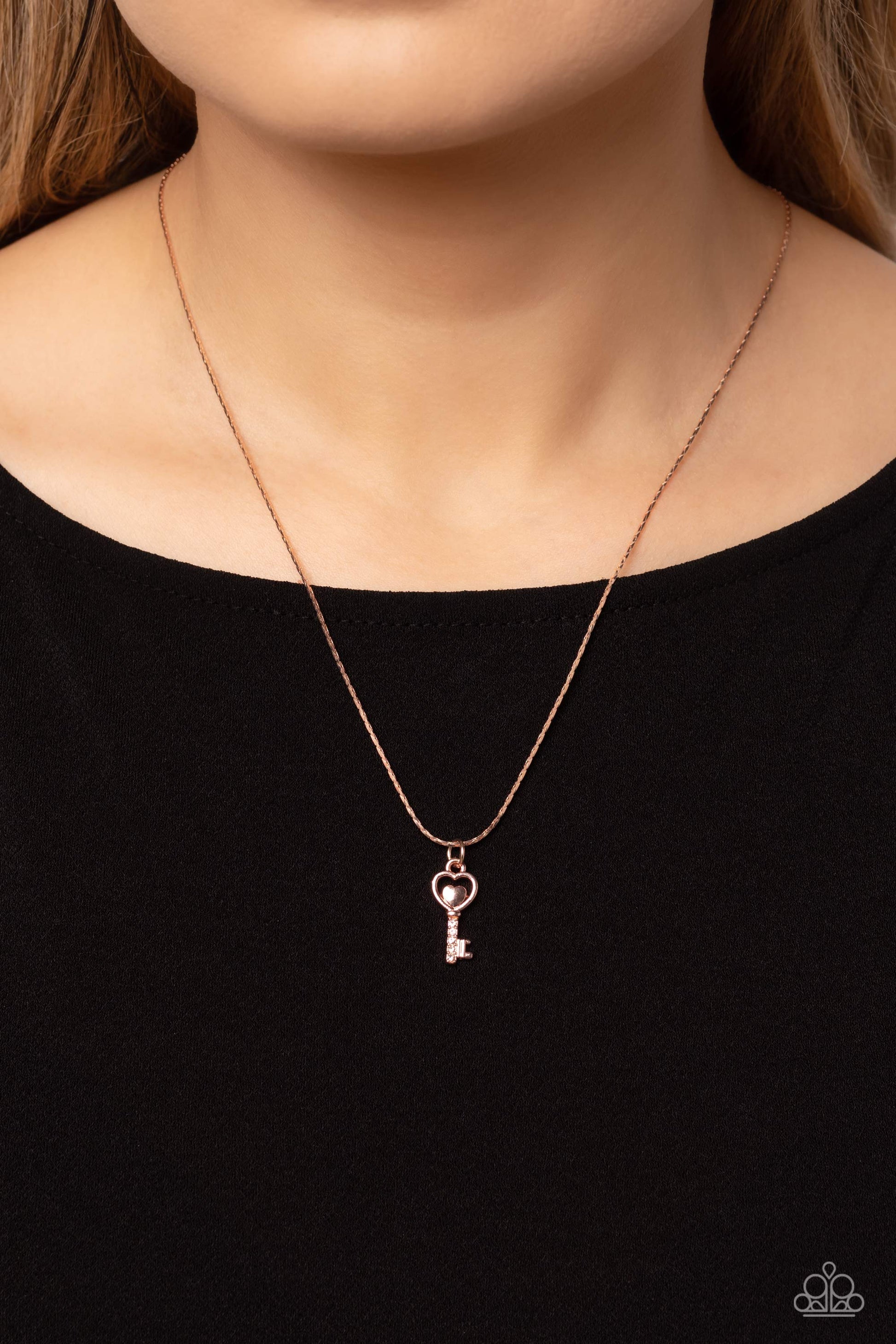LOVE-Locked Rose Gold Necklace - Jewelry by Bretta
