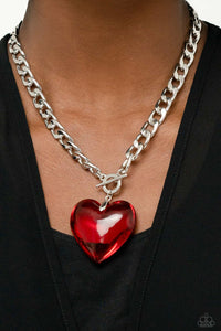 GLASSY-Hero Red Necklace - Jewelry by Bretta