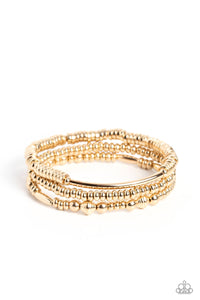 Monochromatic Medley Gold Bracelets - Jewelry by Bretta