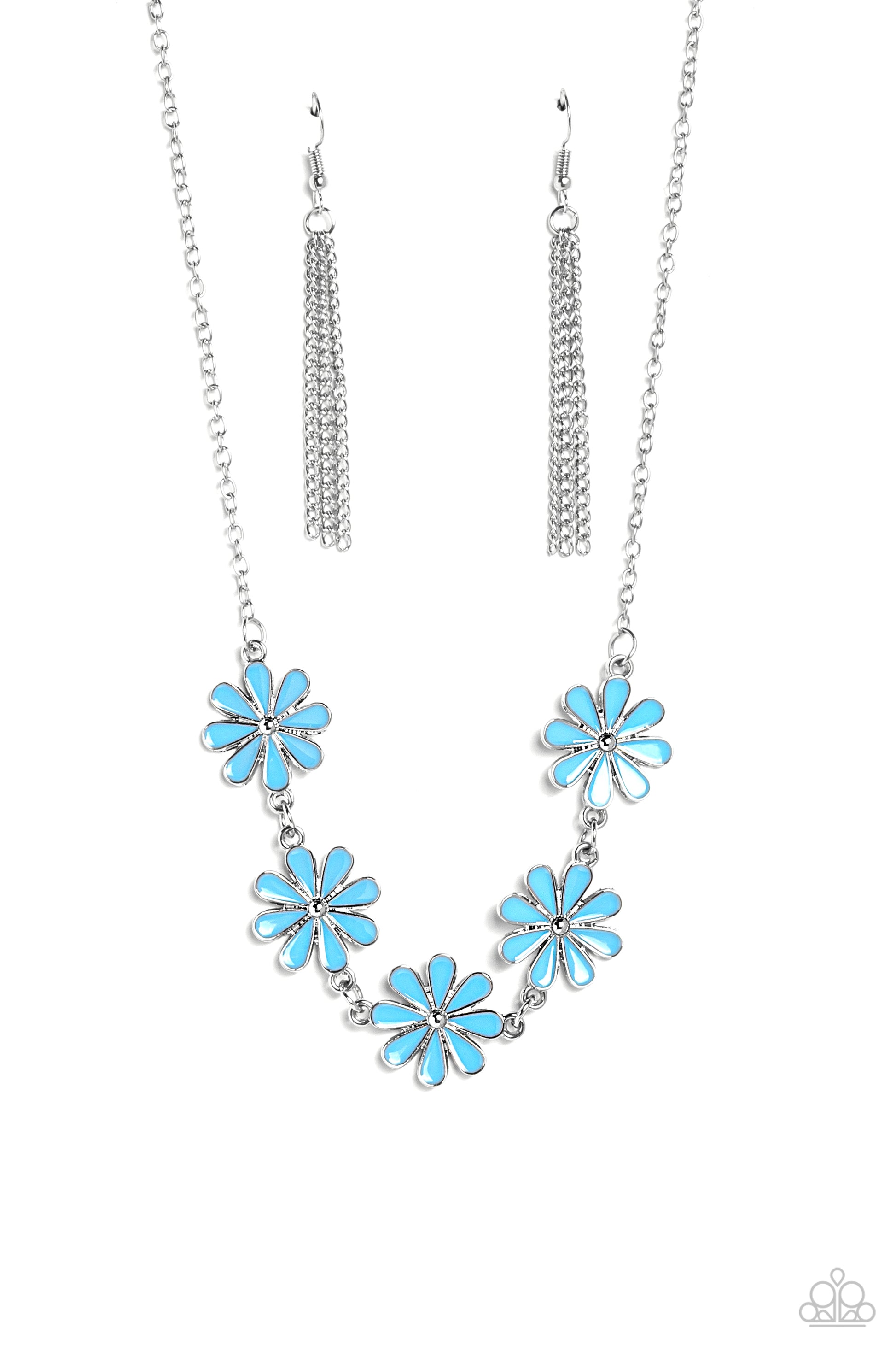 Flora Fantasy Blue Necklace - Jewelry by Bretta