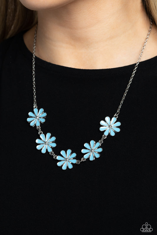 Flora Fantasy Blue Necklace - Jewelry by Bretta