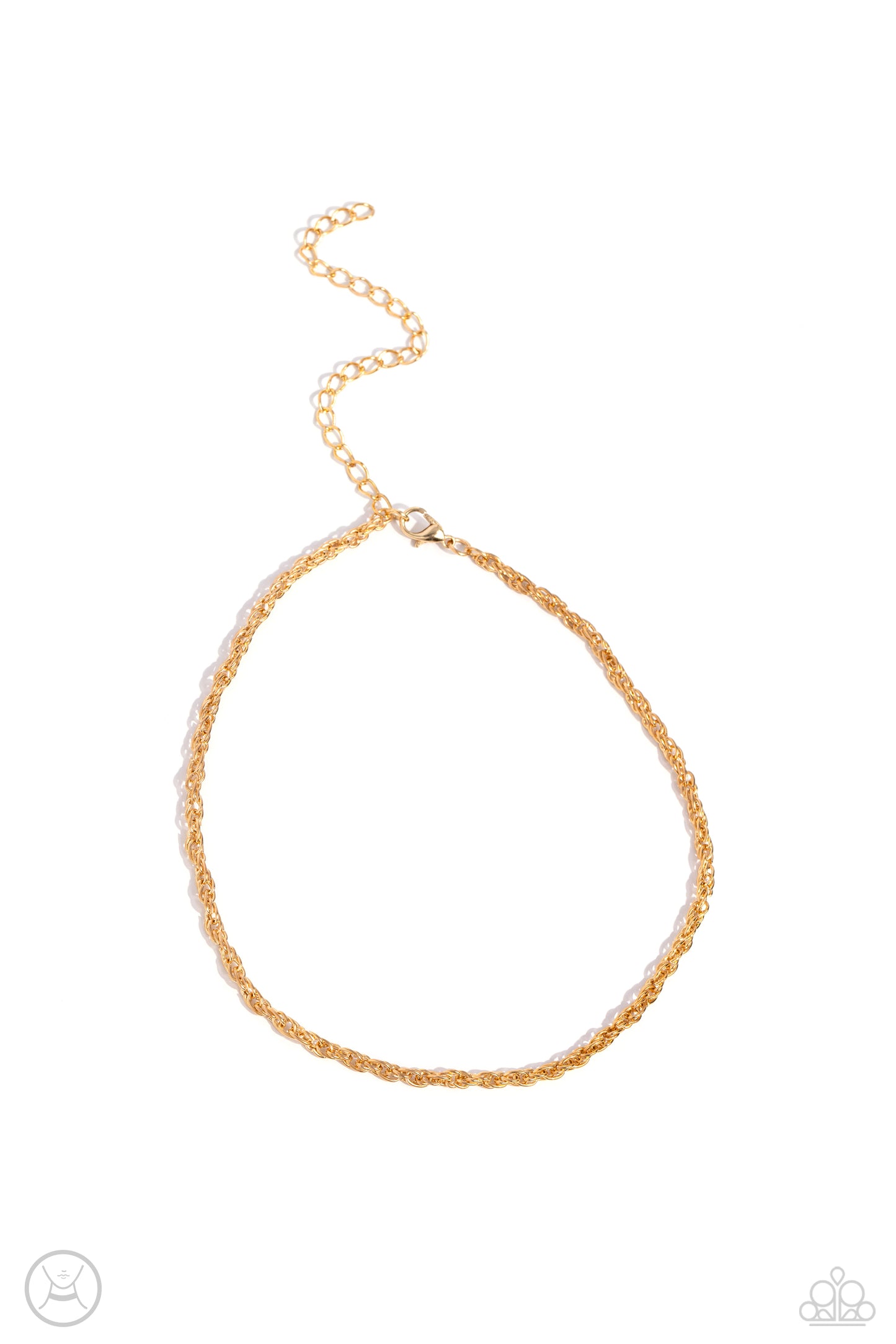 Glimmer of ROPE Gold Necklace - Jewelry by Bretta