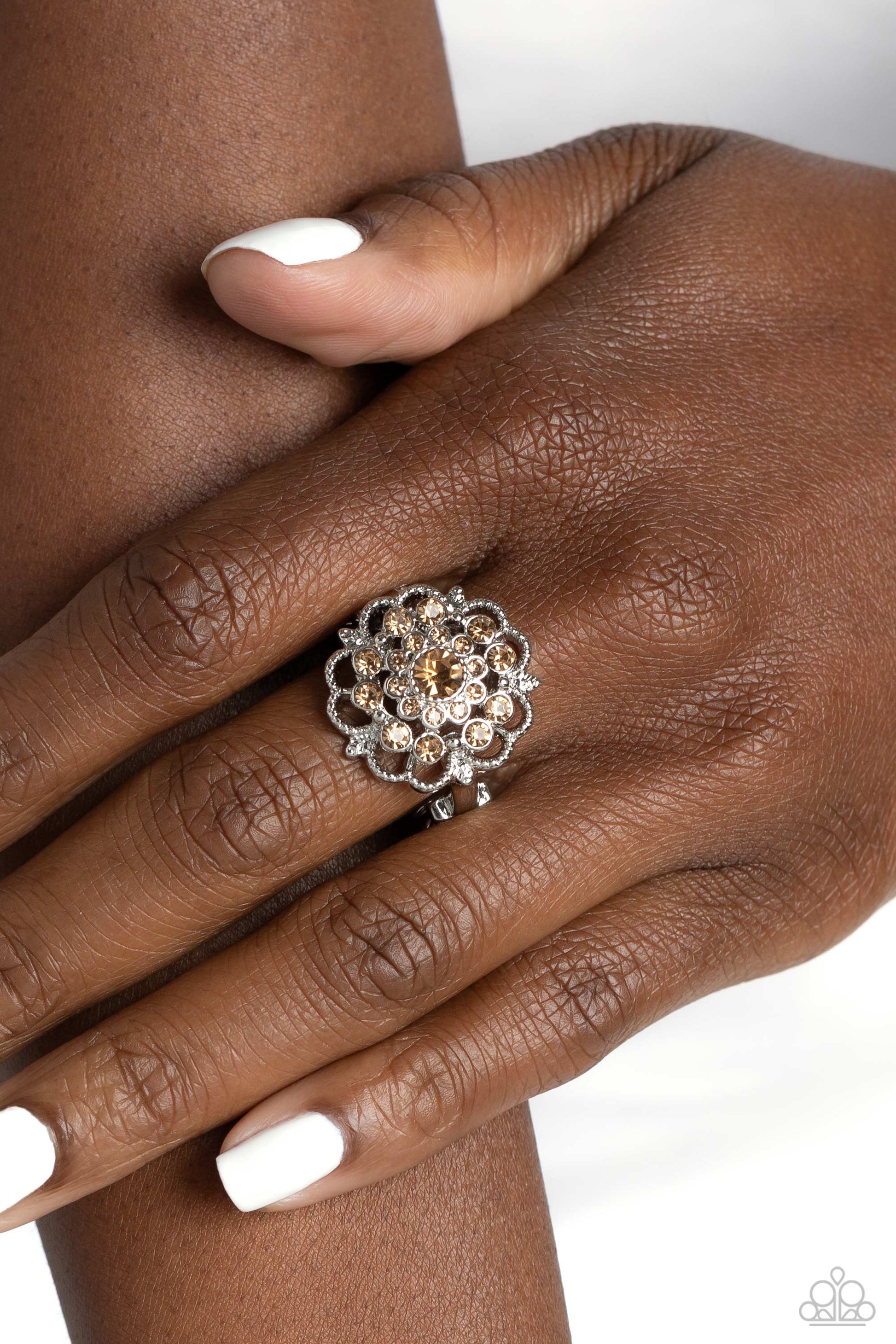 Love ROSE Brown Ring - Jewelry by Bretta