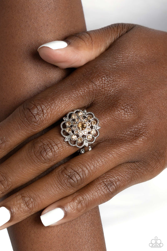 Love ROSE Brown Ring - Jewelry by Bretta