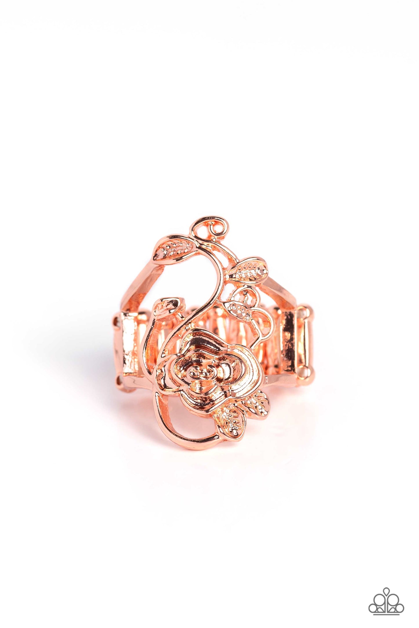 What ROSE Around Copper Ring - Jewelry by Bretta