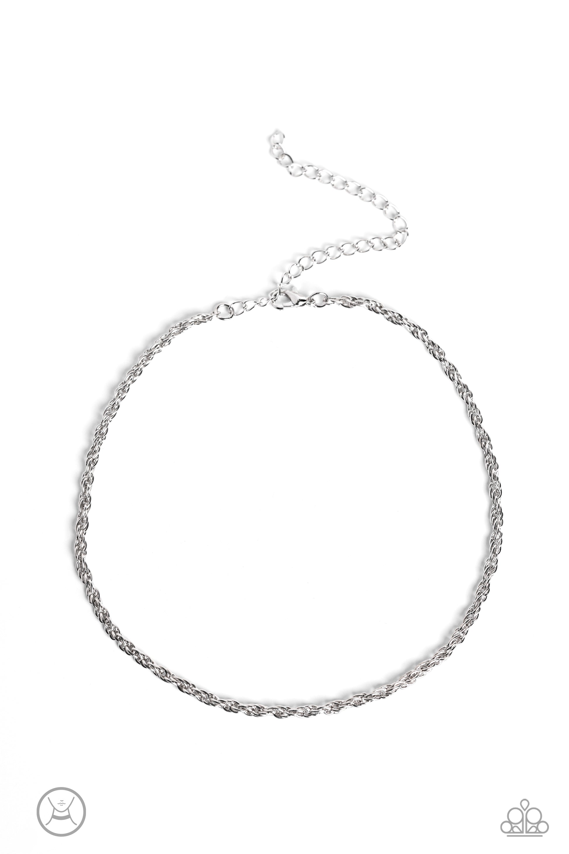 Glimmer of ROPE Silver Necklace - Jewelry by Bretta